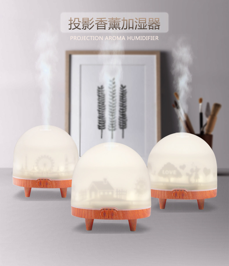 加湿器静音家用创意微景观卧室办公室空调空气净化小型迷你喷雾器