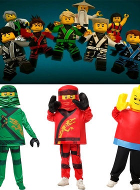 万圣节儿童舞台演出幻影忍者服装男女童幼儿园角色扮演走秀表演服