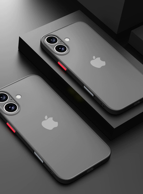 新款磨砂肤感苹果16promax手机壳iphone15promax镜头全包防摔13pro简约14高级感ip12硅胶11男xs女潮网红ins风