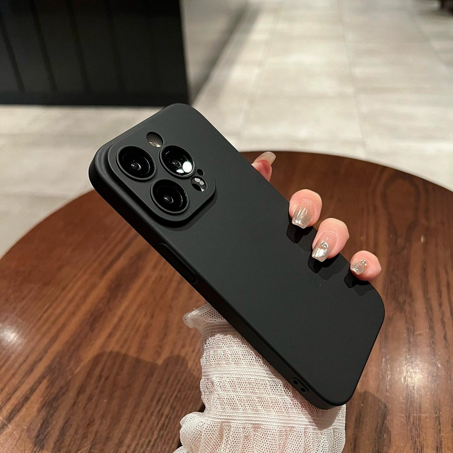 适用苹果14promax手机壳新款超薄磨砂iPhone14Pro简约带镜头膜plus全包防摔13por高级感个性12情侣男女pm软套