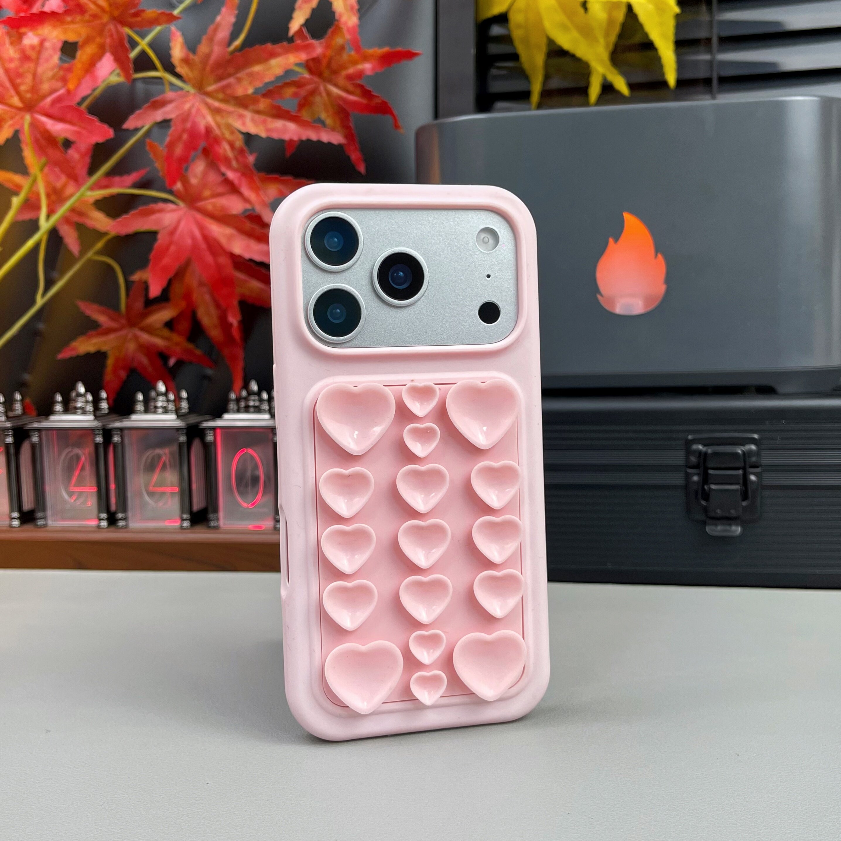 多巴胺撞色吸盘手机壳适用于iPhone18ProMax韩系17Pro清新液态吸盘16可吸墙面浴室平面地方15吸附自拍