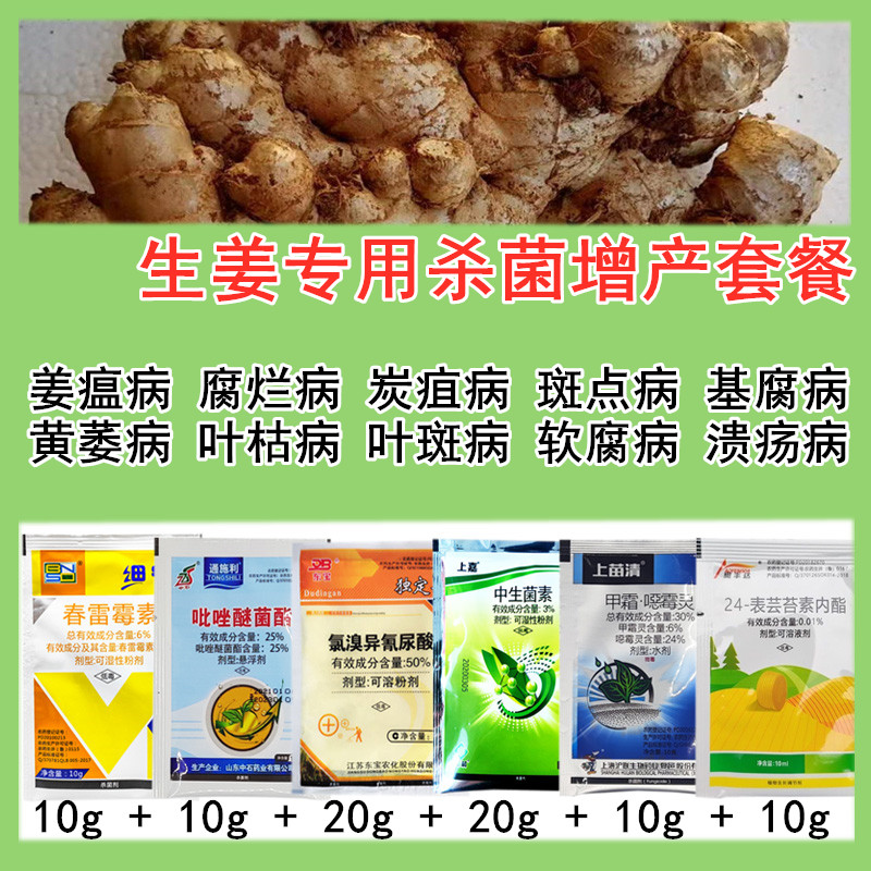 專用藥大增產套餐殺菌劑姜瘟病