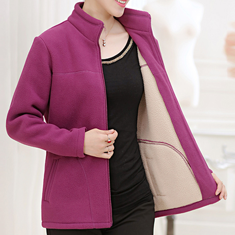 卫衣摇粒绒中老年人加肥妈妈装