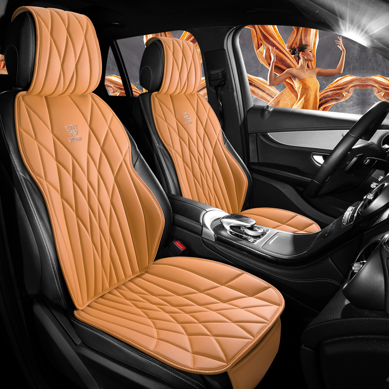 新款前排全皮马鞍垫小蛮腰单片汽车坐垫四季通用半包围后排座椅套