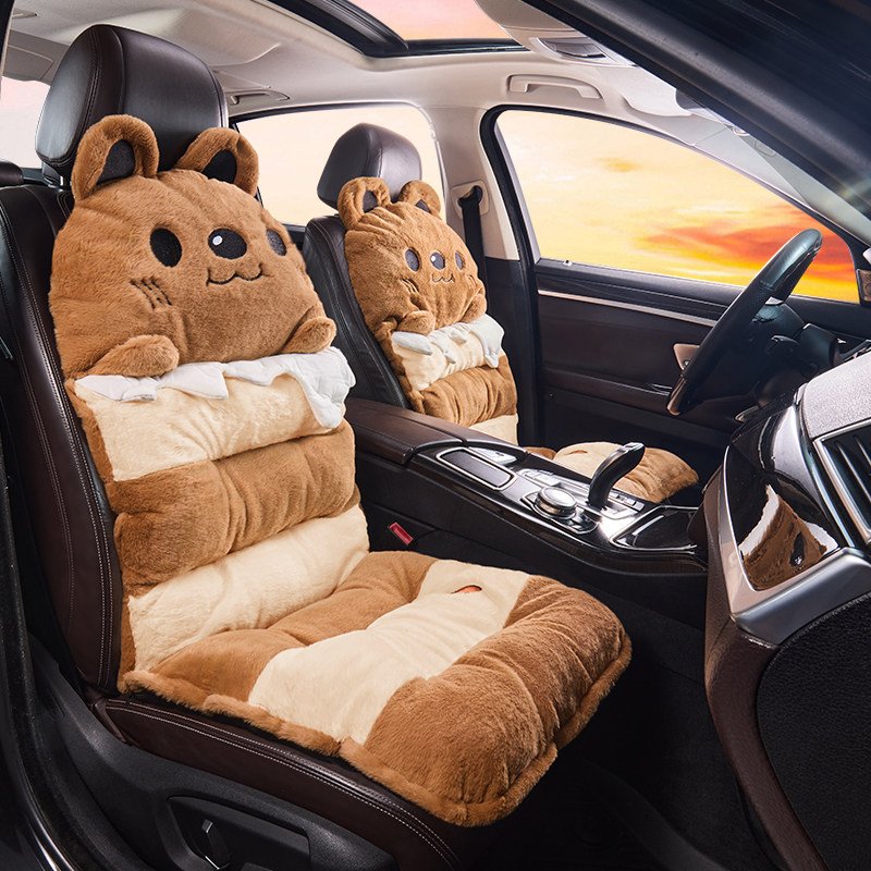 冬季可爱汽车毛绒坐垫车内加绒车座垫前排通用座椅座套高级感单片,汽车用品/电子/清洗/改装,通用座套/座垫,淘宝优惠券,粉丝福利购,淘宝优惠卷