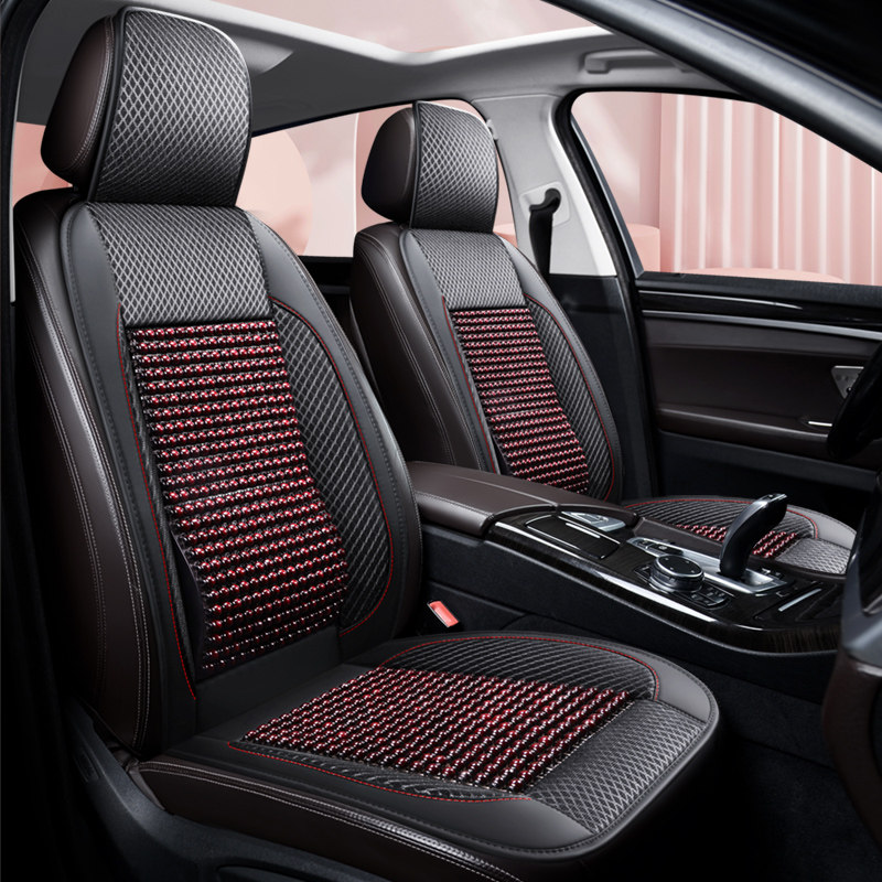 单个木珠汽车坐垫夏季前排司机位座垫主副驾驶员夏天单片座椅凉垫