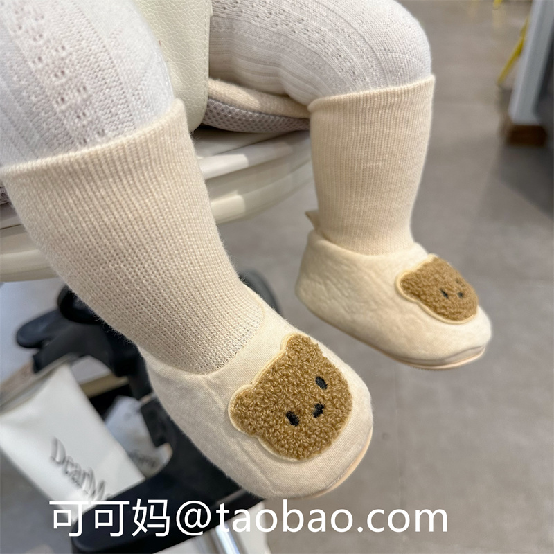 宝宝鞋袜防滑学步鞋卡通秋冬