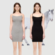 GARGA纯欲辣妹紧身吊带连衣裙女夏季 露背收腰显瘦包臀短裙子 无袖