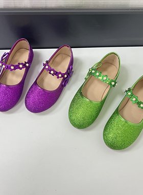 春夏pu女蝴蝶结公主百搭