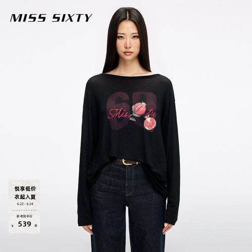 MissSixty印花长袖T恤