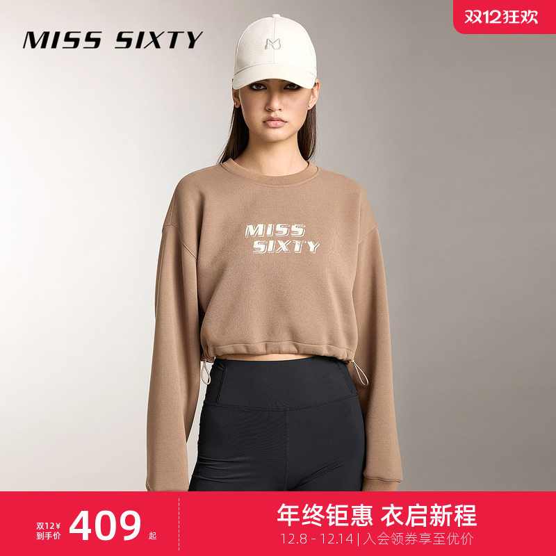 MissSixty复古美式短款卫衣