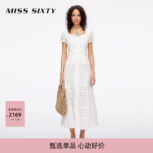 MissSixty绣花连衣裙