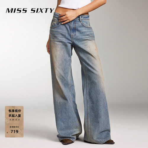 MissSixty废土风低腰牛仔裤