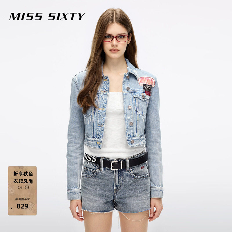 MissSixty拼贴牛仔外套图片