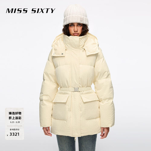 MissSixty配腰带羽绒服