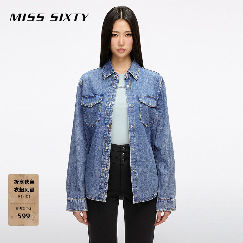 MissSixty复古牛仔衬衫图片