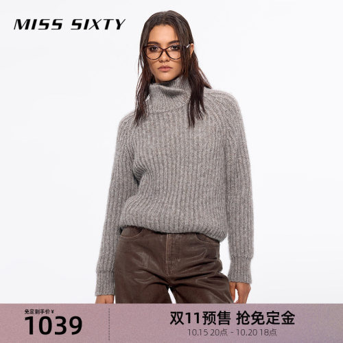 MissSixty复古银灰色针织衫