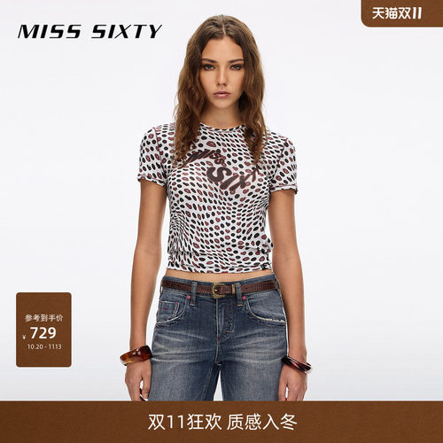 MissSixty唇印波点T恤
