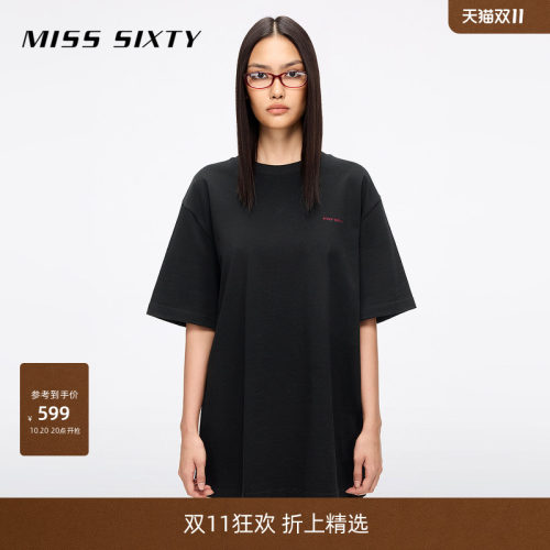 MissSixty钉珠宽松T恤