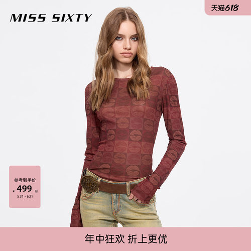 MissSixty圆领印花T恤