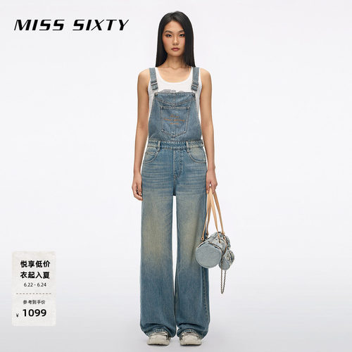 MissSixty牛仔连体背带裤