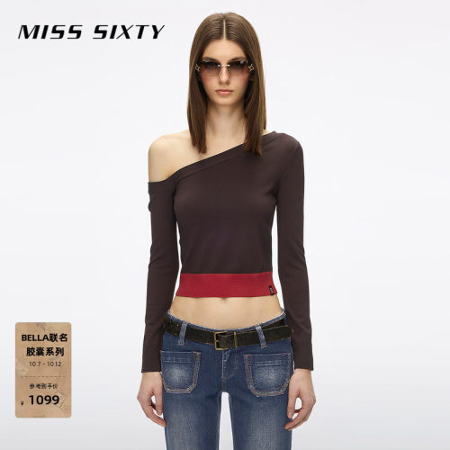 MissSixty斜肩针织衫