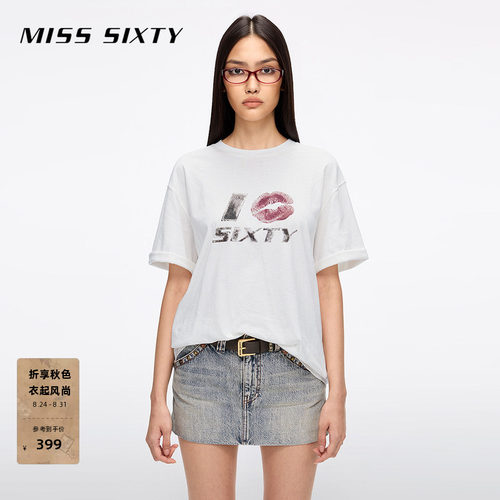 MissSixty圆领印花T恤