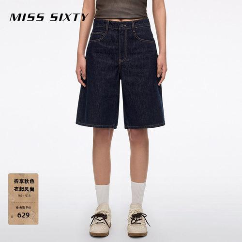 MissSixty阔腿牛仔短裤