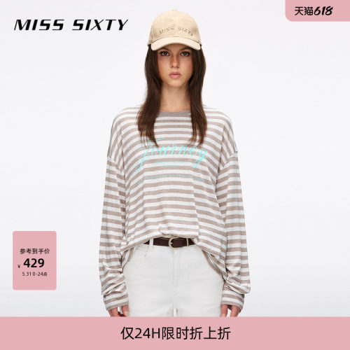 MissSixty印花长袖T恤
