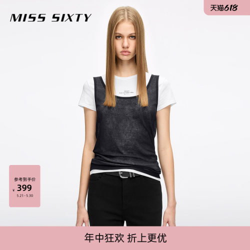 MissSixty两件式叠穿T恤
