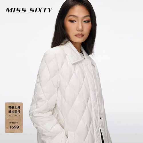 MissSixty附腰带羽绒外套