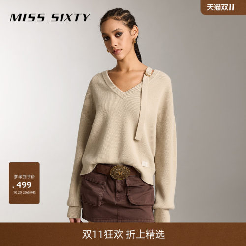 MissSixty气质短款羊毛针织衫