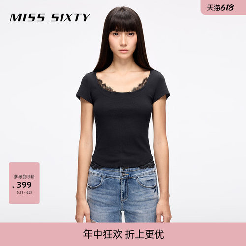 MissSixtyU领短袖T恤