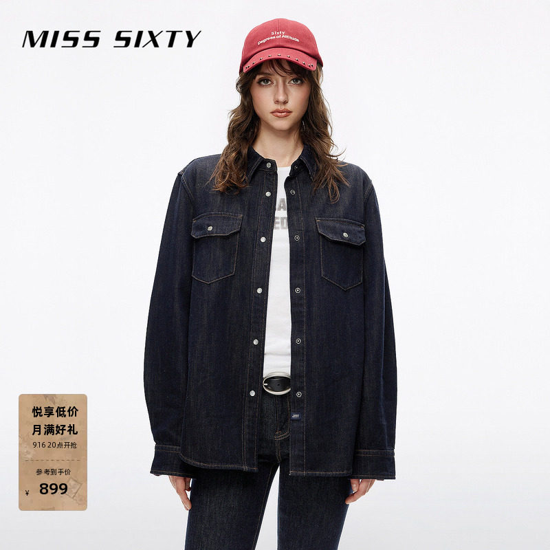 MissSixty长袖牛仔衬衫图片
