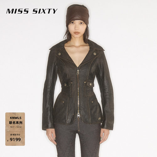 MISSSIXTY×KNWLS皮衣