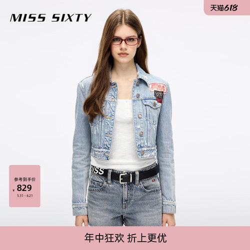 MissSixty拼贴牛仔外套