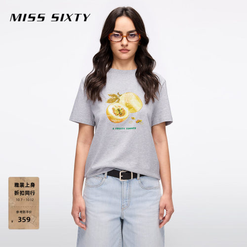 MissSixty钉珠短袖T恤