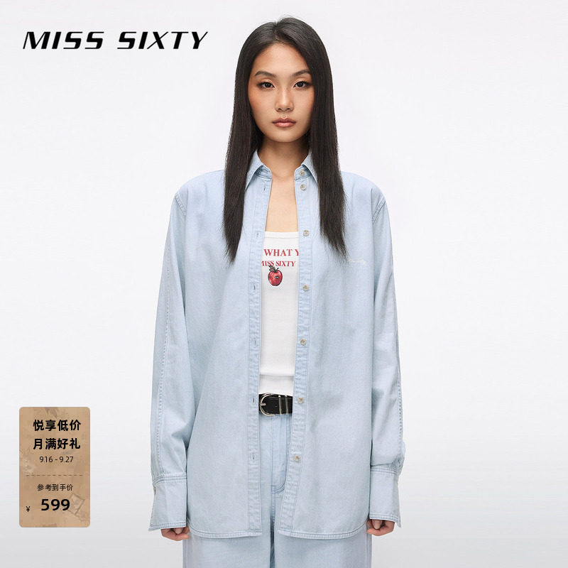 MissSixty宽松牛仔衬衫图片