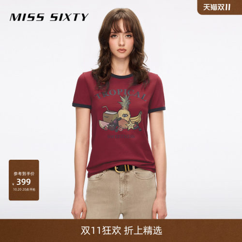 MissSixty印花短袖T恤