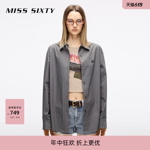 MissSixty宽松刺绣衬衫