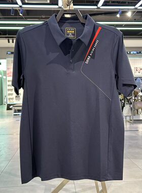 安踏polo衫短袖男夏季新款商务休闲翻领t恤冰肤挺括上衣152527137