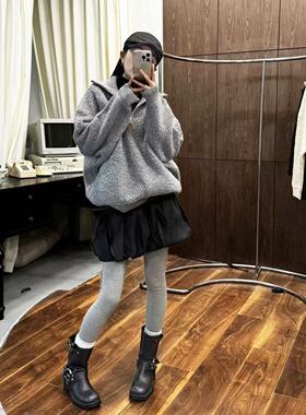 SYReperes D【温暖】2024初冬立领半拉链毛衣开衫SY-1211-8529