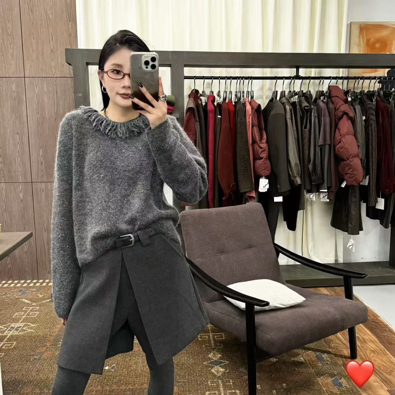 SYReperes D【毛边毛衣】2024初冬领口毛须边毛衣SY-1016-867