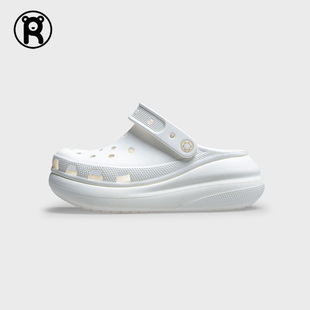 凉鞋 沙滩鞋 女外穿厚底女洞洞鞋 半包头两穿凉鞋 户外 新款 鞋 洞洞洞鞋