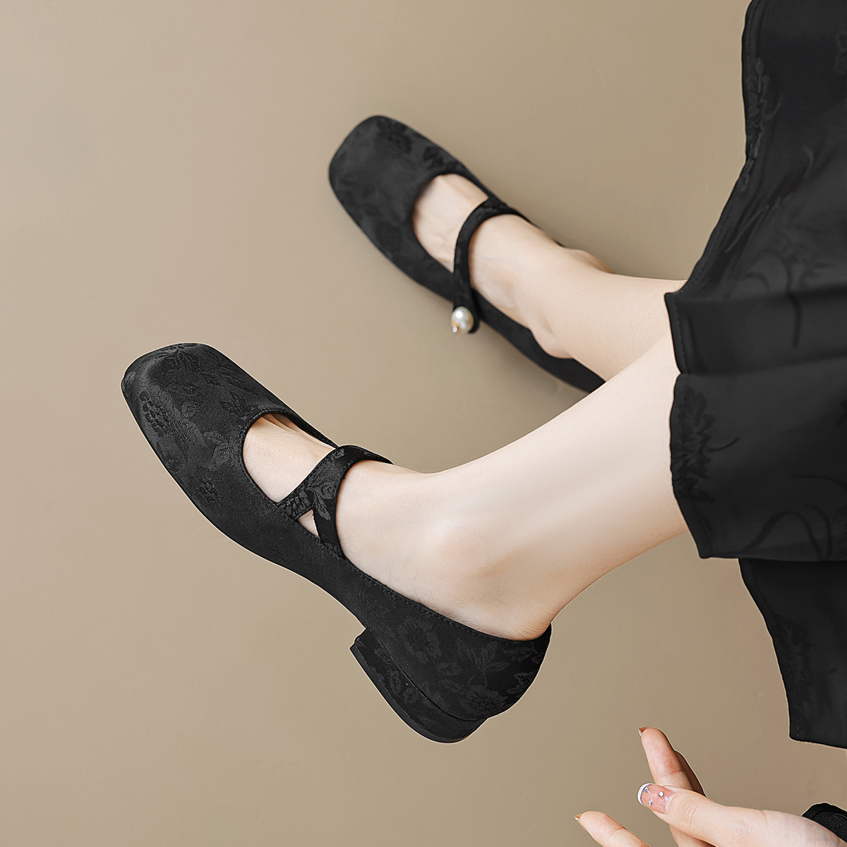 今年流行特惠国风新中式单鞋女新款配旗袍鞋玛丽珍鞋小个子内增高