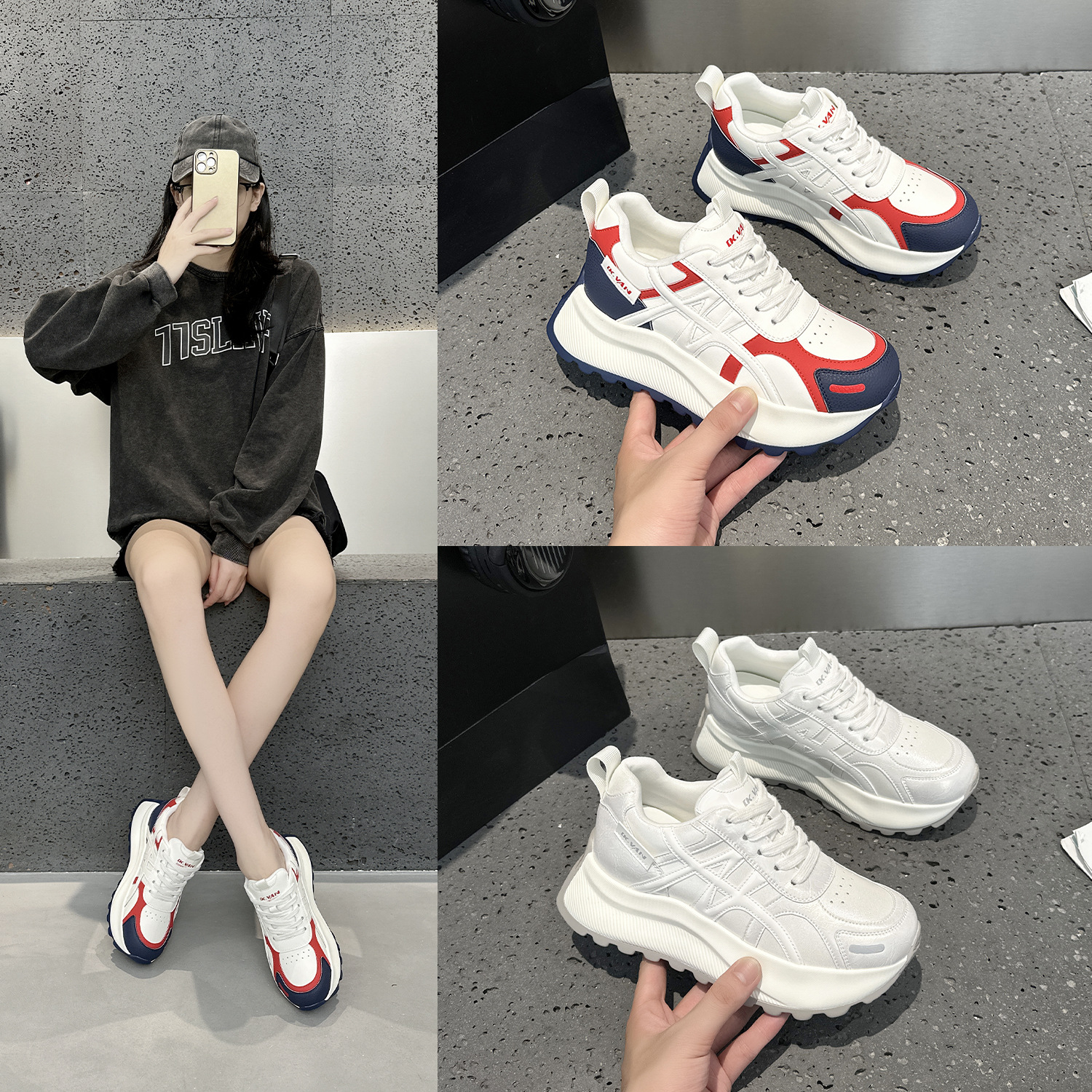 今年流行特惠2582德训鞋女款2025新款秋季休闲运动鞋子女鞋爆款