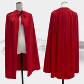 披风斗篷哪吒披风古装 民族红披风男女大人儿童定做 演出服装