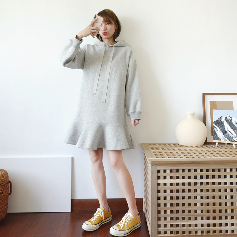 内搭配大衣打底裙秋冬女士连衣裙