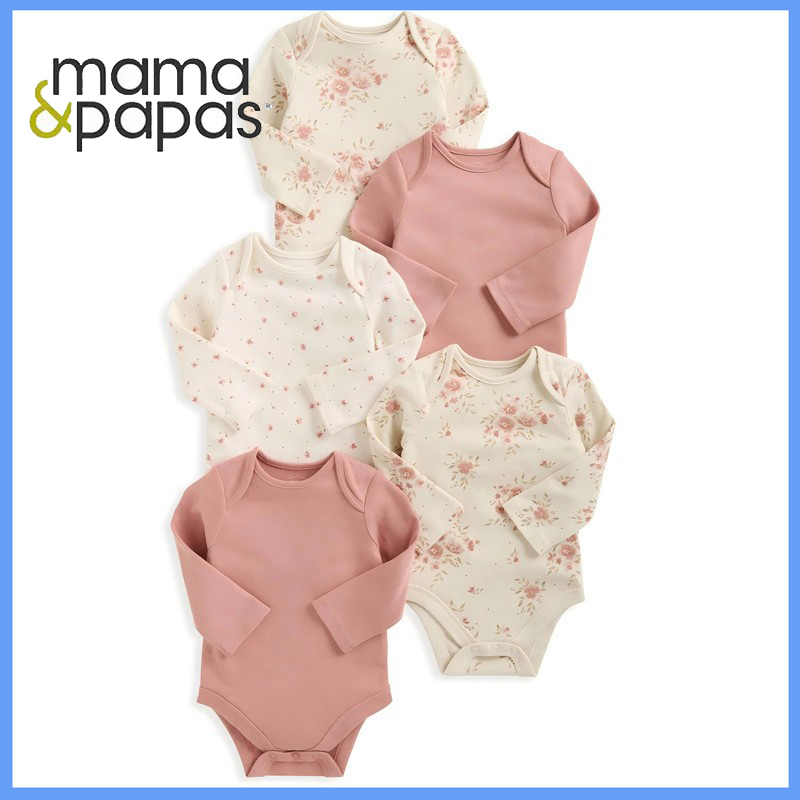 mamapapa儿童包屁衣长袖纯棉bb衫春秋婴儿连体衣宝宝三角哈衣爬服
