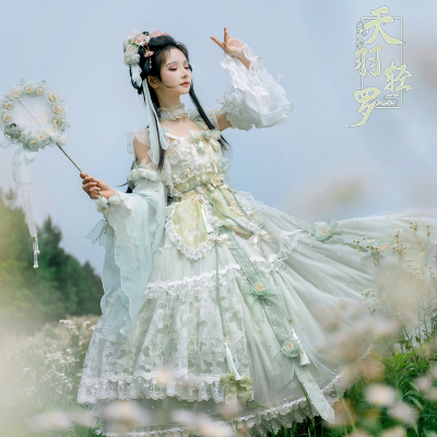 Br荆棘玫瑰原创设计 天羽轻罗 现货掉落 洛丽塔洋装 Lolita裙